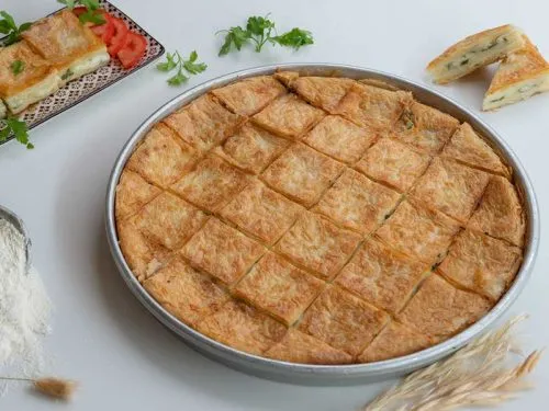 Water Cheese Borek with Cheese - 2kg tray